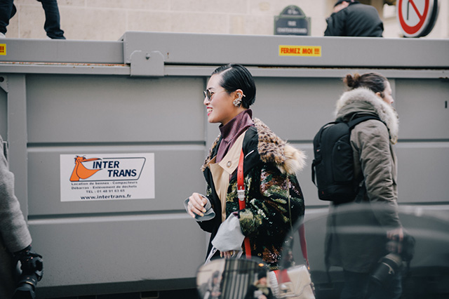 Неделя моды в Париже, осень-зима 2016: street style. Часть 3 (фото 11)