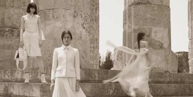 Dior показал кампанию новой круизной коллекции — ее съемки прошли в Греции
