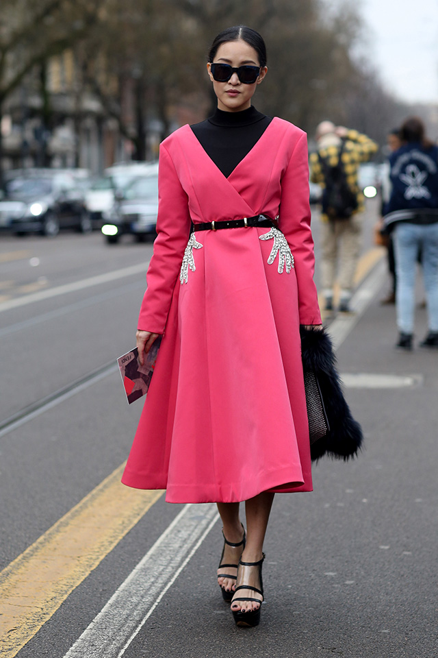 Неделя моды в Милане A/W 2014: street style. Часть II (фото 15)