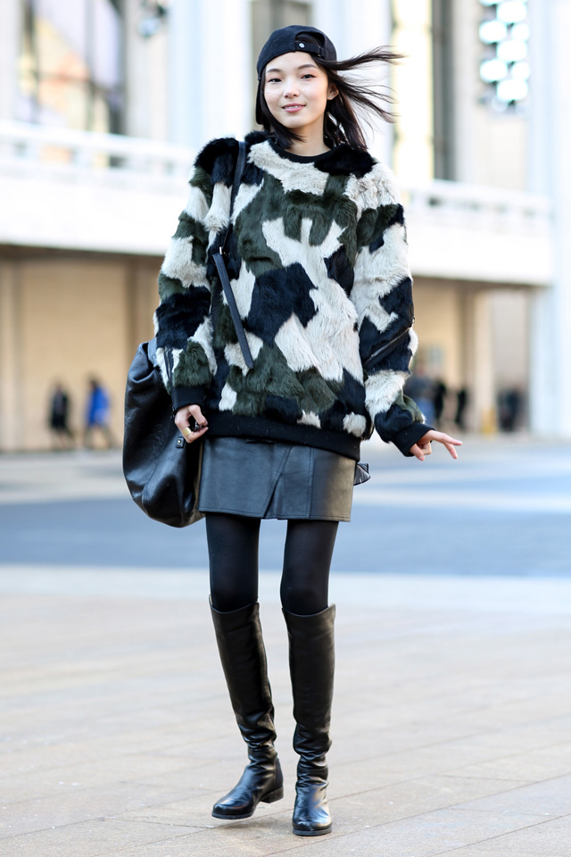 Неделя моды в Нью-Йорке AW14: street style. Часть VI (фото 15)