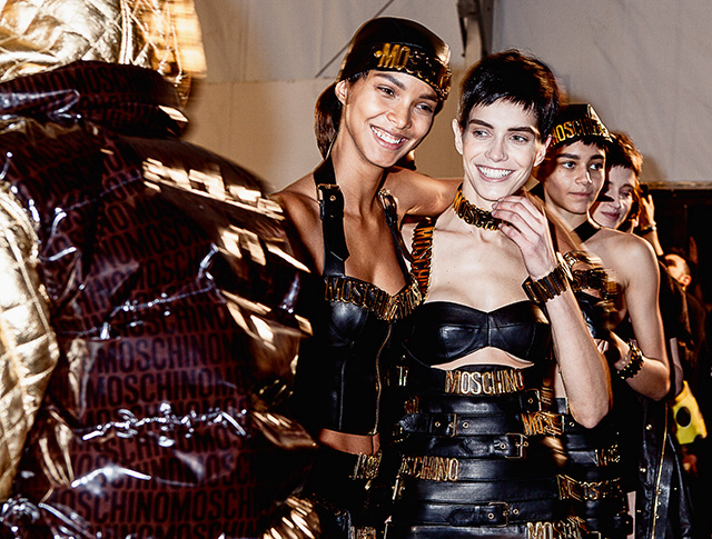 Moschino, осень-зима 2014: backstage (фото 13)