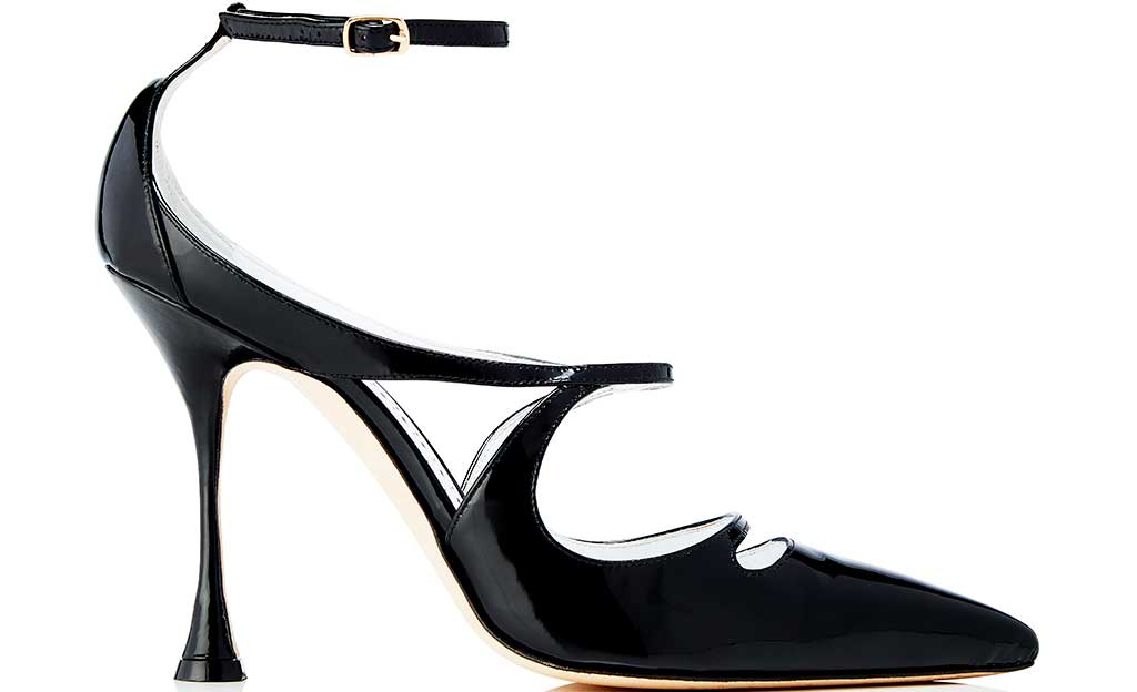 manolo blahnik x farfetch black