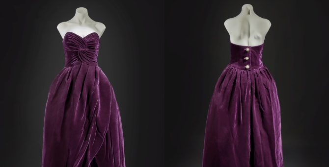 Платье принцессы Дианы выставили на аукцион во второй раз