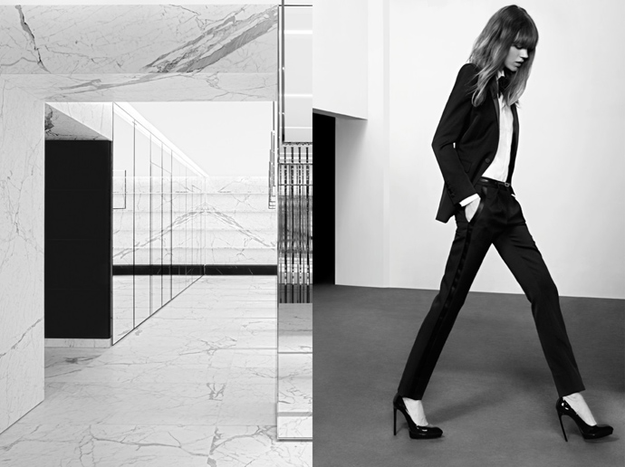 Фрея Беха Эриксен в Saint Laurent pre-fall 2013