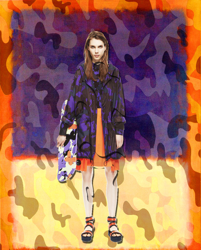 M by Missoni и Марк Ротко, Red, Orange, Tan and Purple