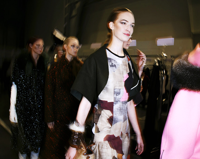 Fendi, осень-зима 2014: backstage (фото 6)