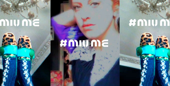 Miu Miu запустил кампанию о винтаже #MiuMe