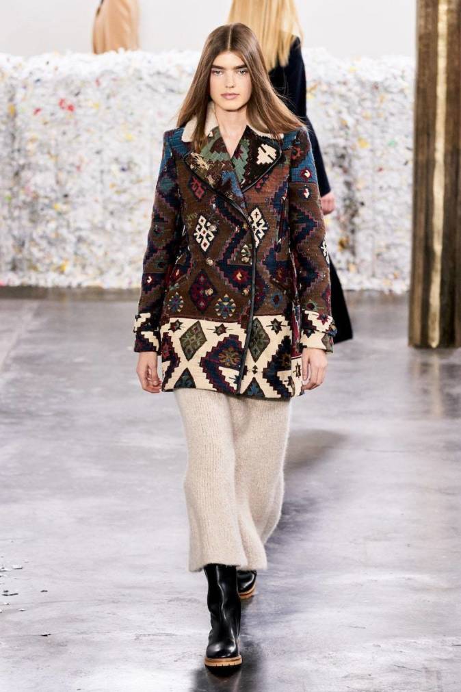 Ковры, одеяла и мебельная обивка. Принты и фактуры сезона осень-зима 2020 настраивают на уют (фото 7)