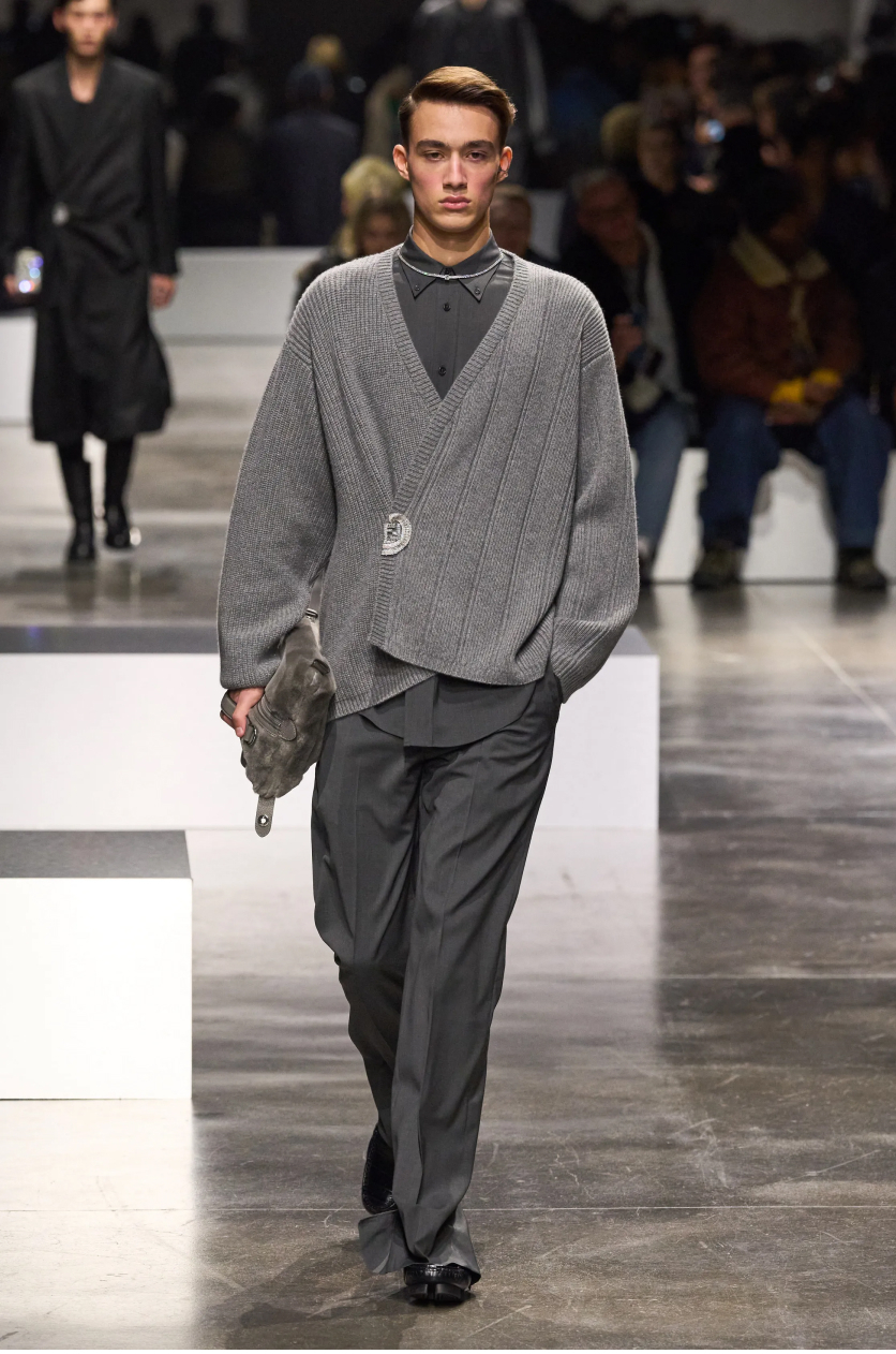 Итоги Недели мужской моды в Милане и Париже осень-зима 2024 — новое и красивое (фото 40)