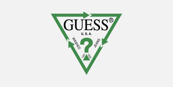 guess jeans green label