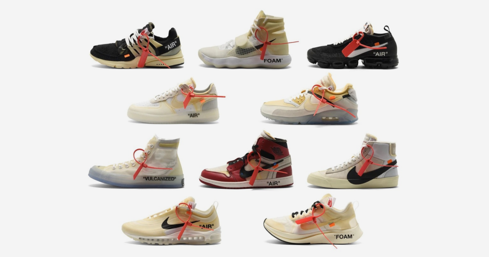 Коллаборация «The Ten» Off-White Вирджила Абло и Nike выставлена на аукцион Sotheby's