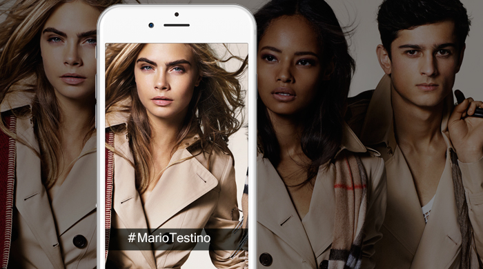 Марио Тестино снимет отдельную кампанию Burberry для Snapchat