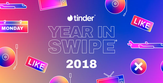 Эмодзи, коты и футбол: главные тренды года в Tinder