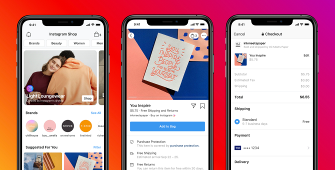 В Facebook и Instagram можно будет создавать онлайн-магазины