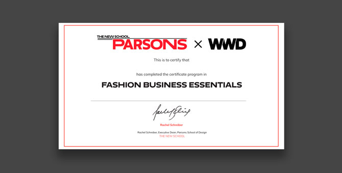 WWD и Parsons запустили онлайн-курс по модному бизнесу