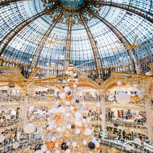 Новогодний шопинг в Galeries Lafayette