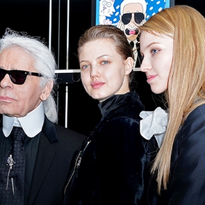 Открытие выставки в бутике Karl Lagerfeld в Париже