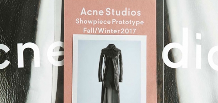 Acne Studios показал вторую часть коллекции Showpiece Prototype