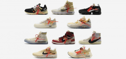 Коллаборация «The Ten» Off-White Вирджила Абло и Nike выставлена на аукцион Sotheby's