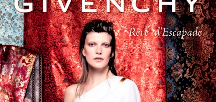 Валерия Келава в рекламе аромата Givenchy Rêve d’Escapade