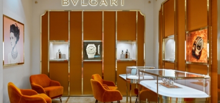 В Москве открылся первый часовой бутик Bvlgari