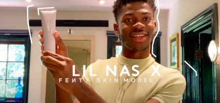 Рэпер Lil Nas X записал обзор на средства Fenty Skin