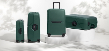 Samsonite выпустил чемоданы из пластиковых бутылок и баночек из-под йогурта