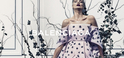 Новые кадры весенней рекламной кампании Balenciaga