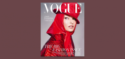 Линда Евангелиста снялась для обложки британского Vogue