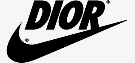 Dior и Nike в одном лого: графический дизайнер переделывает логотипы знаменитых брендов