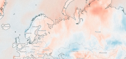 Greenpeace создал карту температурных аномалий для тех, кто не верит в изменение климата