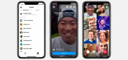 Facebook представила сервис для групповых видеозвонков Messenger Rooms