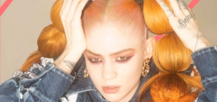 Grimes снялась для обложки японского CR Fashion Book