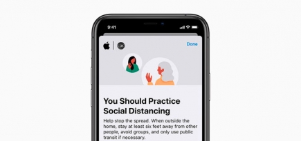 Apple представила приложение о коронавирусе