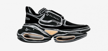 Balmain создал кастомные кроссовки для фестиваля Lollapalooza в Париже