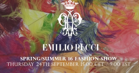 Прямая трансляция показа Emilio Pucci, весна-лето 2016