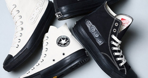 В Сети появились первые кадры коллаборации Comme des Garçons и Converse