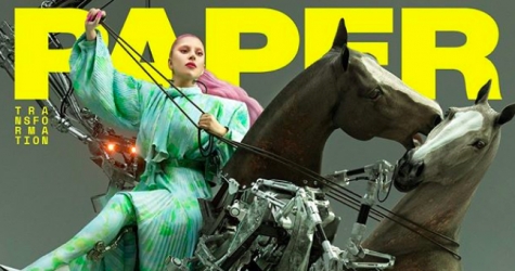 Леди Гага изобразила киборга в съемке для Paper Magazine