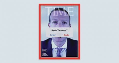 «Удалить Facebook?» Time показал новую обложку с Марком Цукербергом