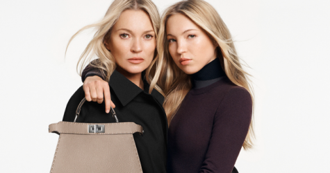 Кейт и Лила Мосс снялись в кампании сумок Fendi Peekaboo