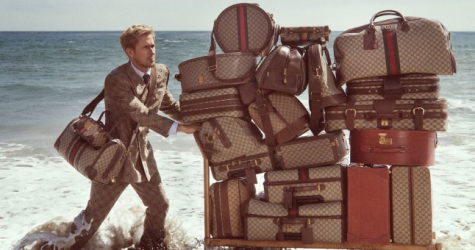 Райан Гослинг снялся в кампании чемоданов и дорожных сумок Gucci