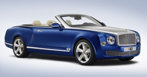 Глубокий синий: концепт Bentley Grand Convertible