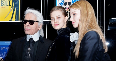 Открытие выставки в бутике Karl Lagerfeld в Париже