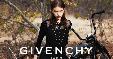 Модели в рекламной кампании Givenchy, весна-лето 2015