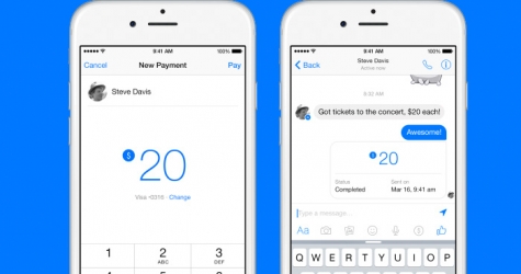 Через Facebook теперь можно переводить деньги