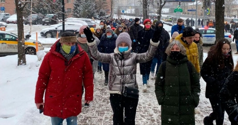 Закрытая Москва и аквадискотека: как прошла протестная акция 31 января