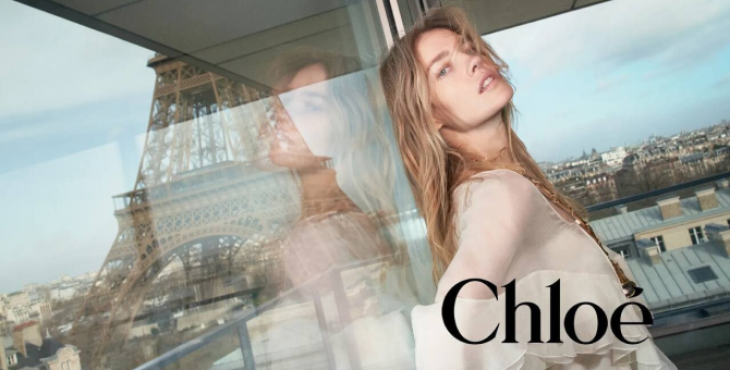 Наталья Водянова и Джерри Холл снялись в кампании Chloé