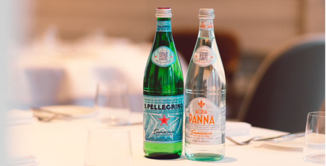 S.Pellegrino и Acqua Panna представили коллекцию воды с AR-элементами