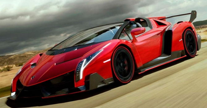 Первые фотографии родстера Lamborghini Veneno