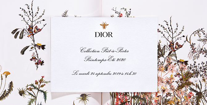 Онлайн-трансляция показа Dior, коллекция весна-лето 2020